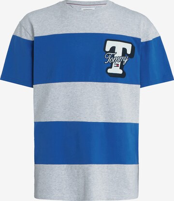 T-Shirt 'Letterman' Tommy Jeans en bleu : devant