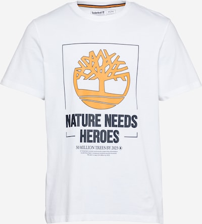 TIMBERLAND Tričko - kobaltovomodrá / svetlooranžová / šedobiela, Produkt