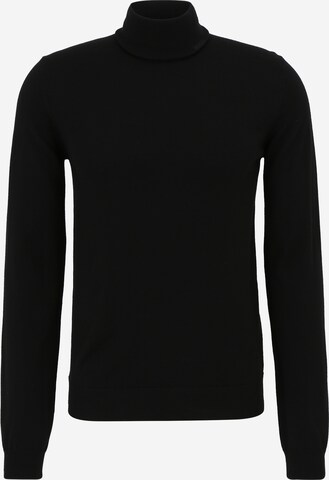 HUGO Sweater 'San Thomas' in Black: front