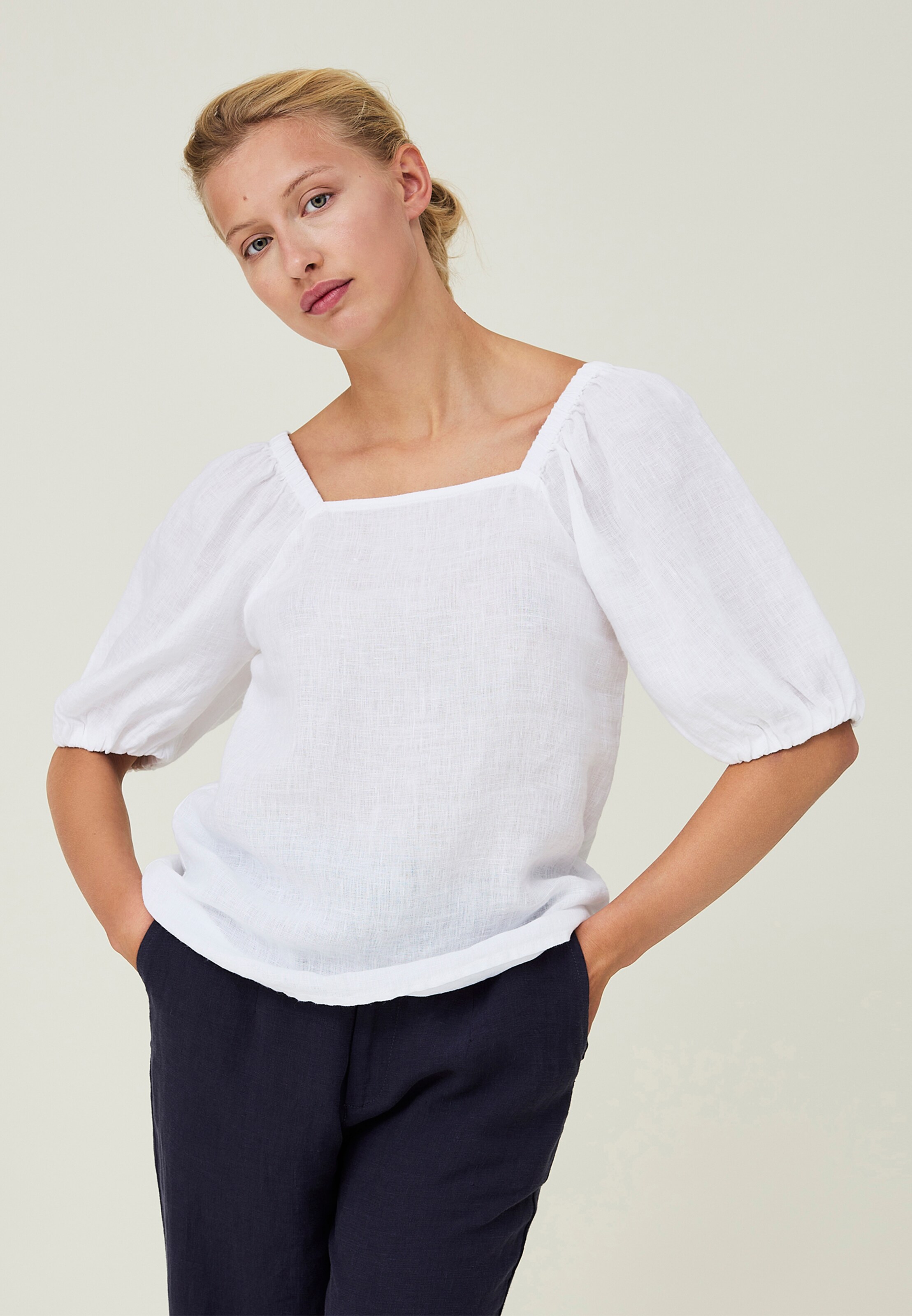 Frauen Blusen & Tuniken Lexington Blusentop 'Eloise' in Offwhite - QI24709 Frauen Blusen & Tuniken Lexington Blusentop 'Eloise' in Offwhite - QI24709