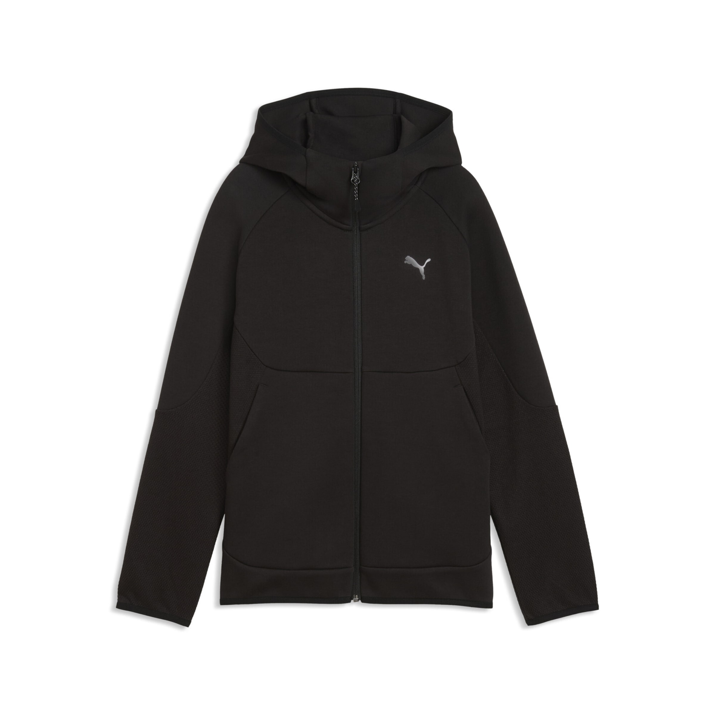 PUMA Sports sweat jacket in 176 in Grey / Black, Item view