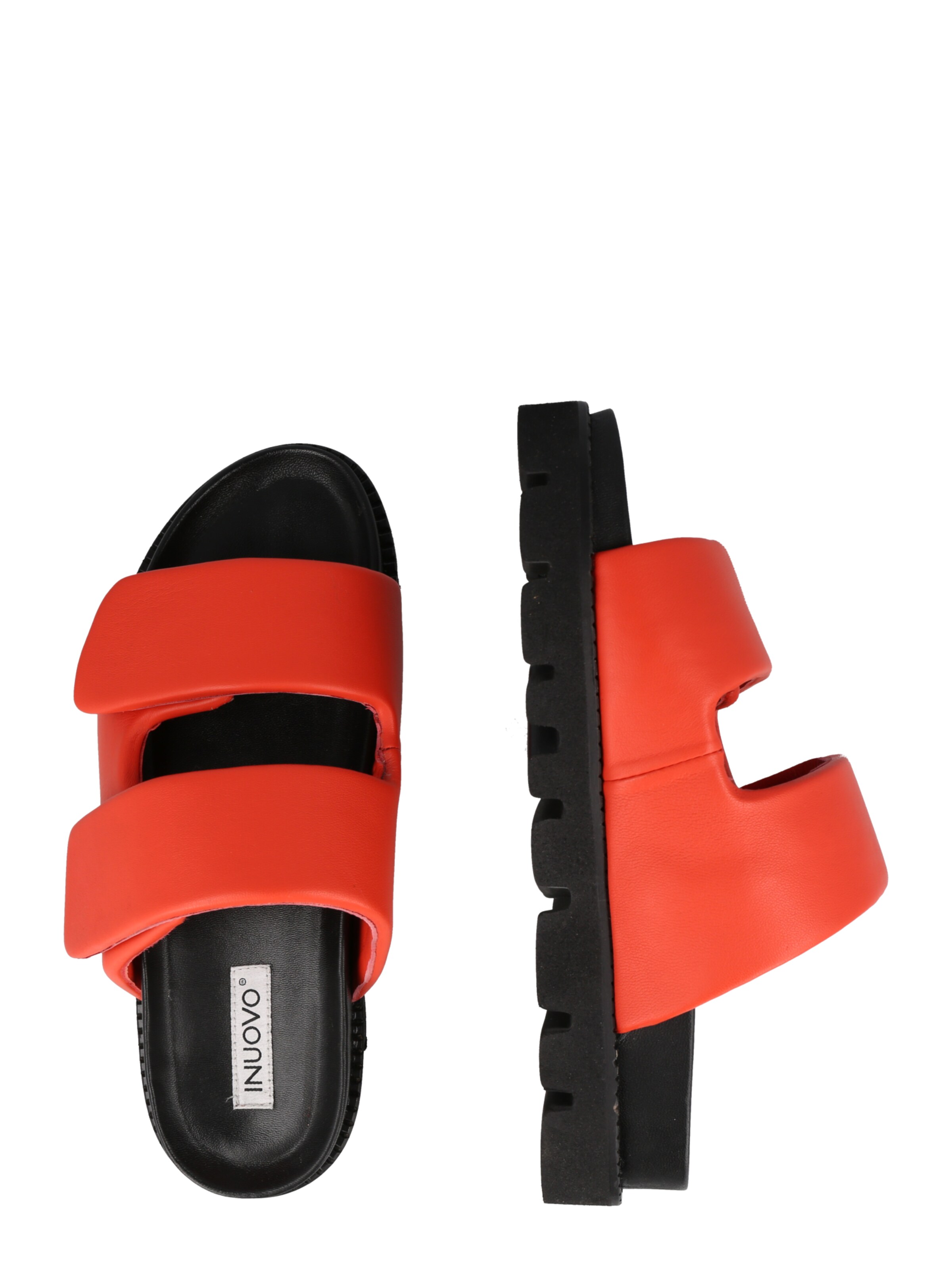 Frauen Sandalen INUOVO Pantolette in Rot - IW18683 Frauen Sandalen INUOVO Pantolette in Rot - IW18683