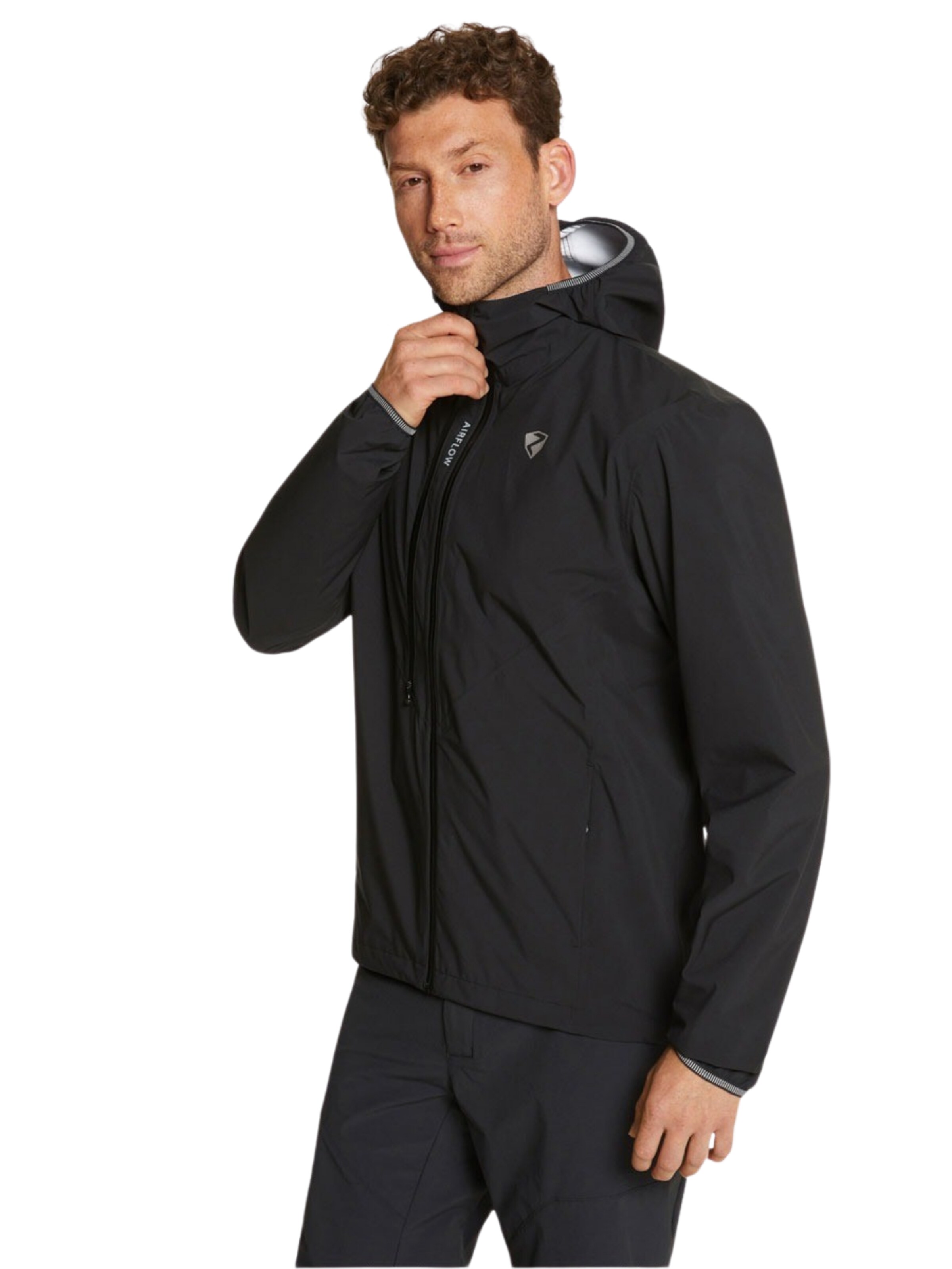 Giacca per outdoor 'Naron' di ZIENER in nero