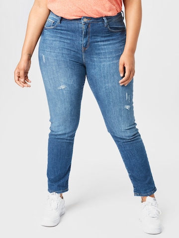 Esprit Curves Slimfit Jeans 'Bobby' in Blau: predná strana