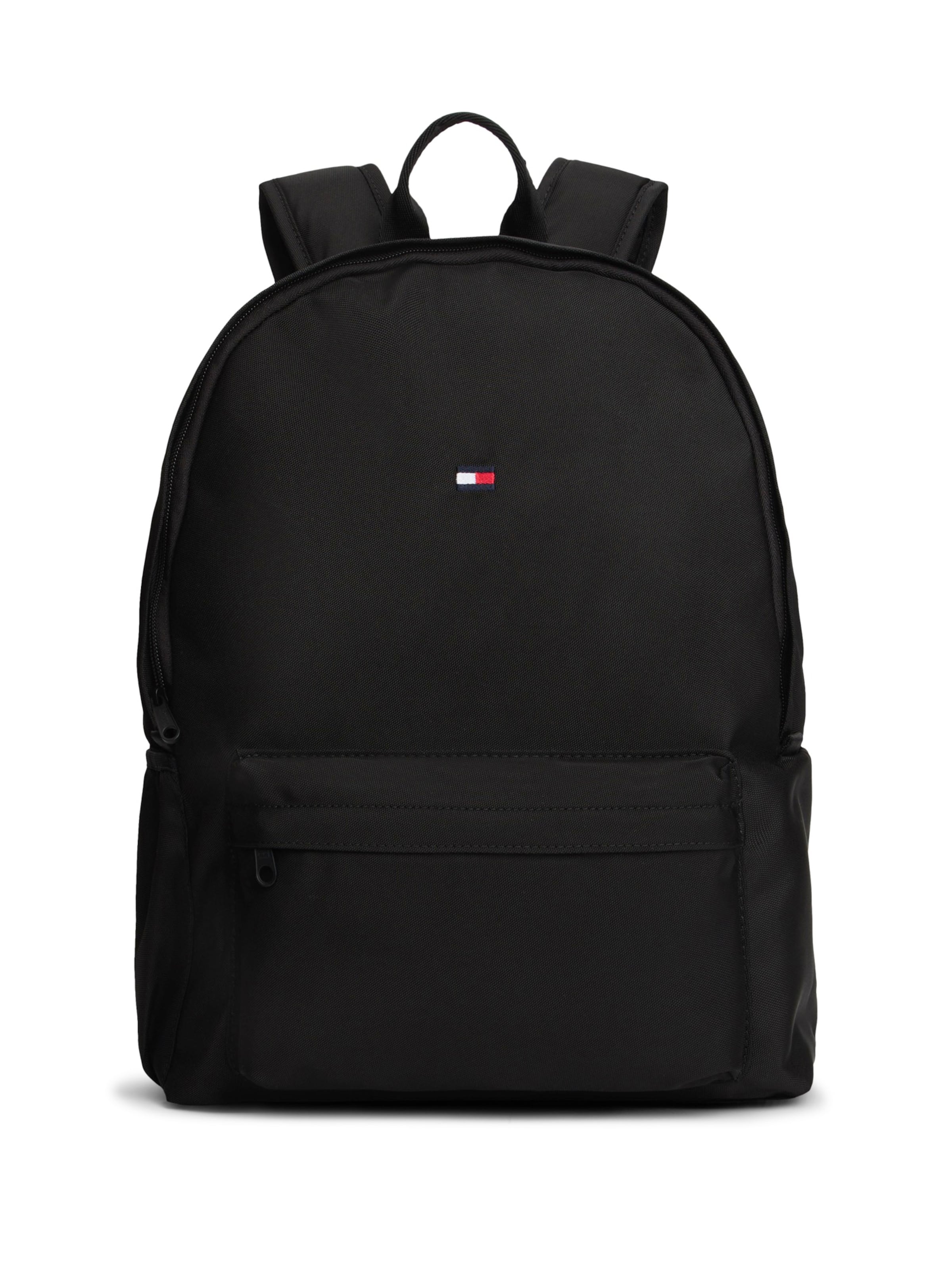 TOMMY HILFIGER Hátizsák 'ESSENTIAL' - fekete: elől