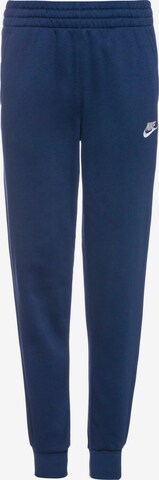 Nike Sportswear Pants 'Club' in Blue: front