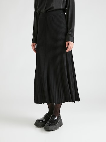 SOAKED IN LUXURY Skirt 'Soya' in Black: front