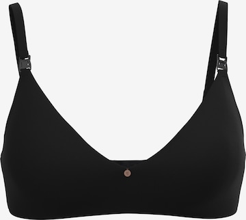 Triangolo Reggiseno da allattamento di Noppies in nero: frontale