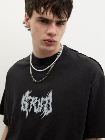 T-Shirt Pull&Bear en gris