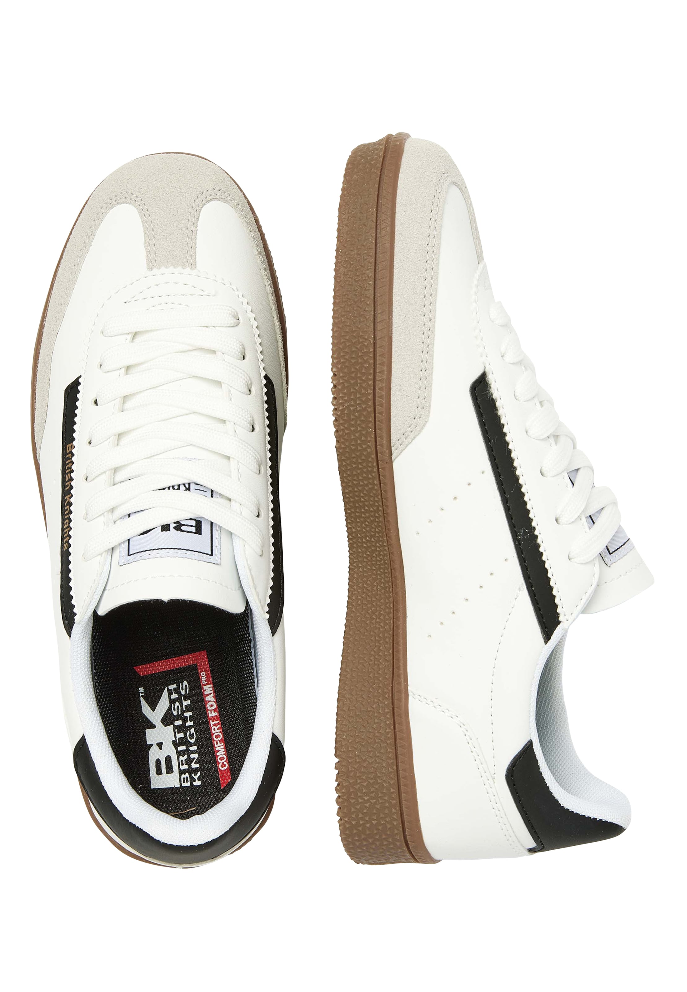 BRITISH KNIGHTS Matalavartiset tennarit ' REVIVAL ' värissä valkoinen