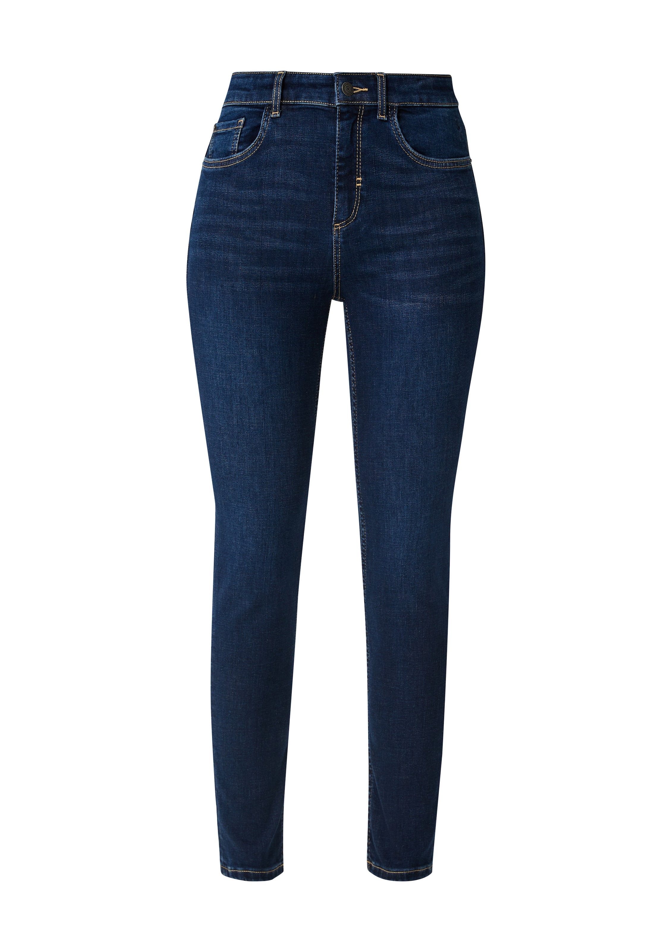 comma casual identity Skinny Jeans in Blauw: voorkant