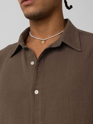 Regular fit Camicia di Dandalo in marrone
