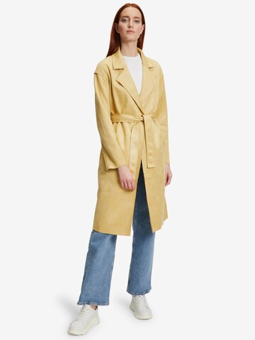 Cartoon Between-Seasons Coat in Yellow