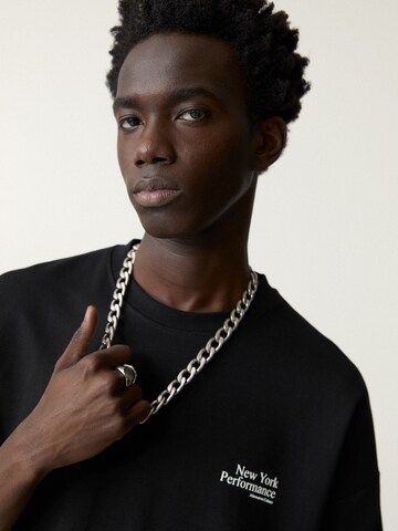 Pull&Bear T-Shirt 'BEINAL' in Schwarz