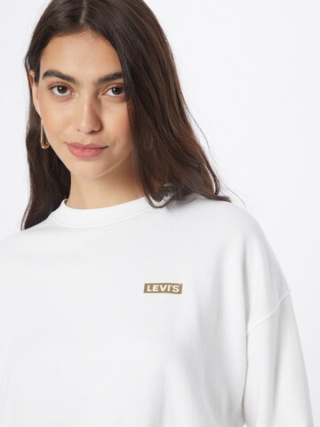 LEVI'S ® Sweatshirt 'Graphic Laundry Crew' i hvit