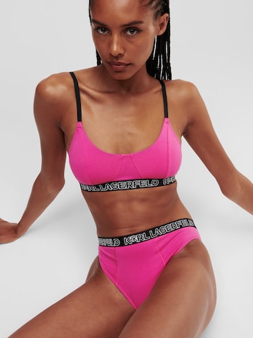 Slip 'Ikonik 2.0' de la Karl Lagerfeld pe roz