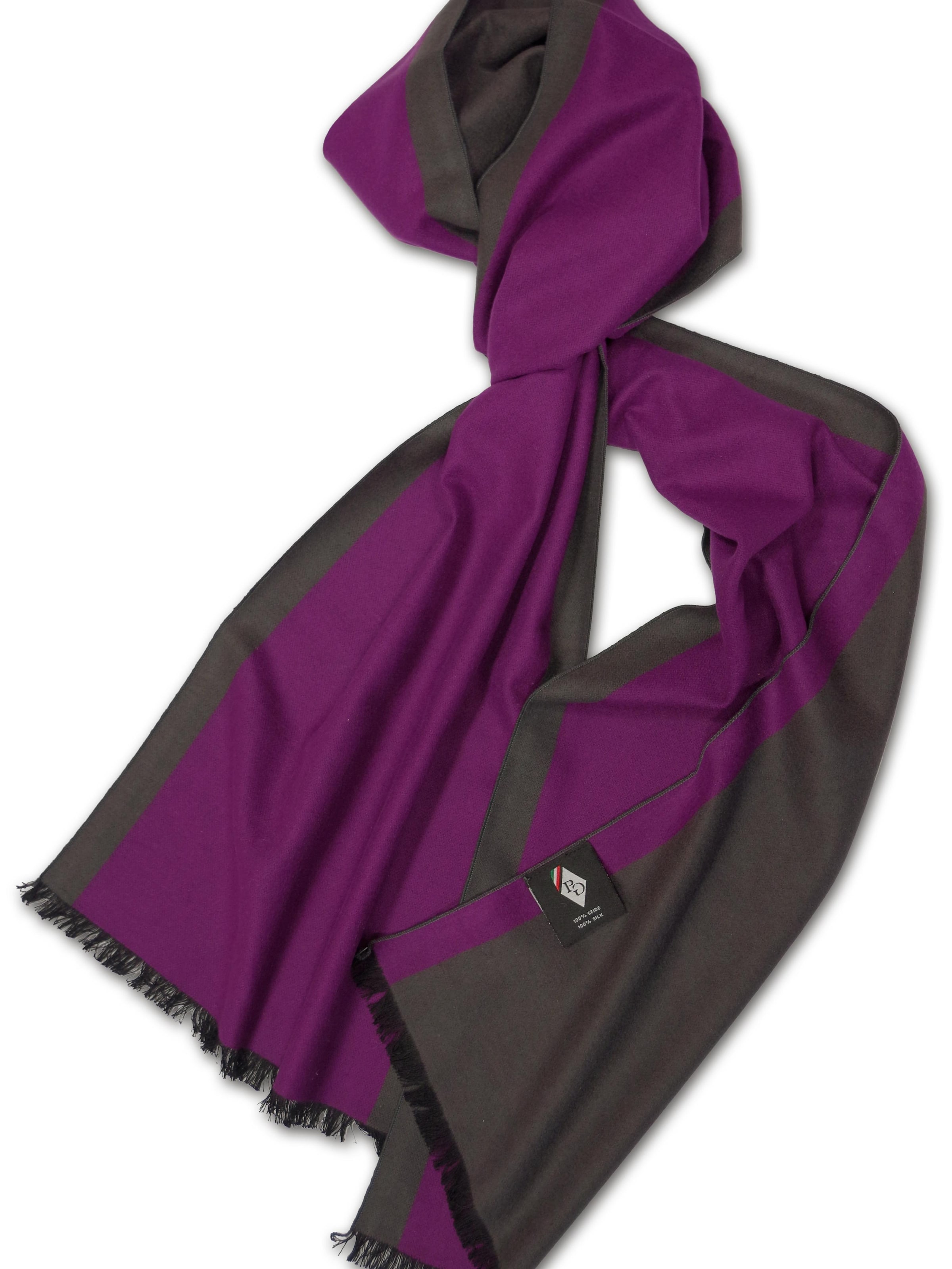 Posh Gear Scarf 'Bicolor' in Purple: front