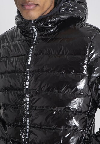 Gianni Kavanagh Winterjas 'Loop' in Zwart