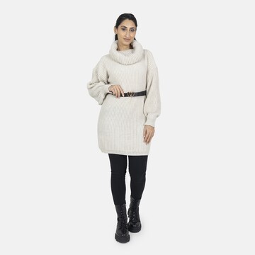 Robes en maille Elara en beige