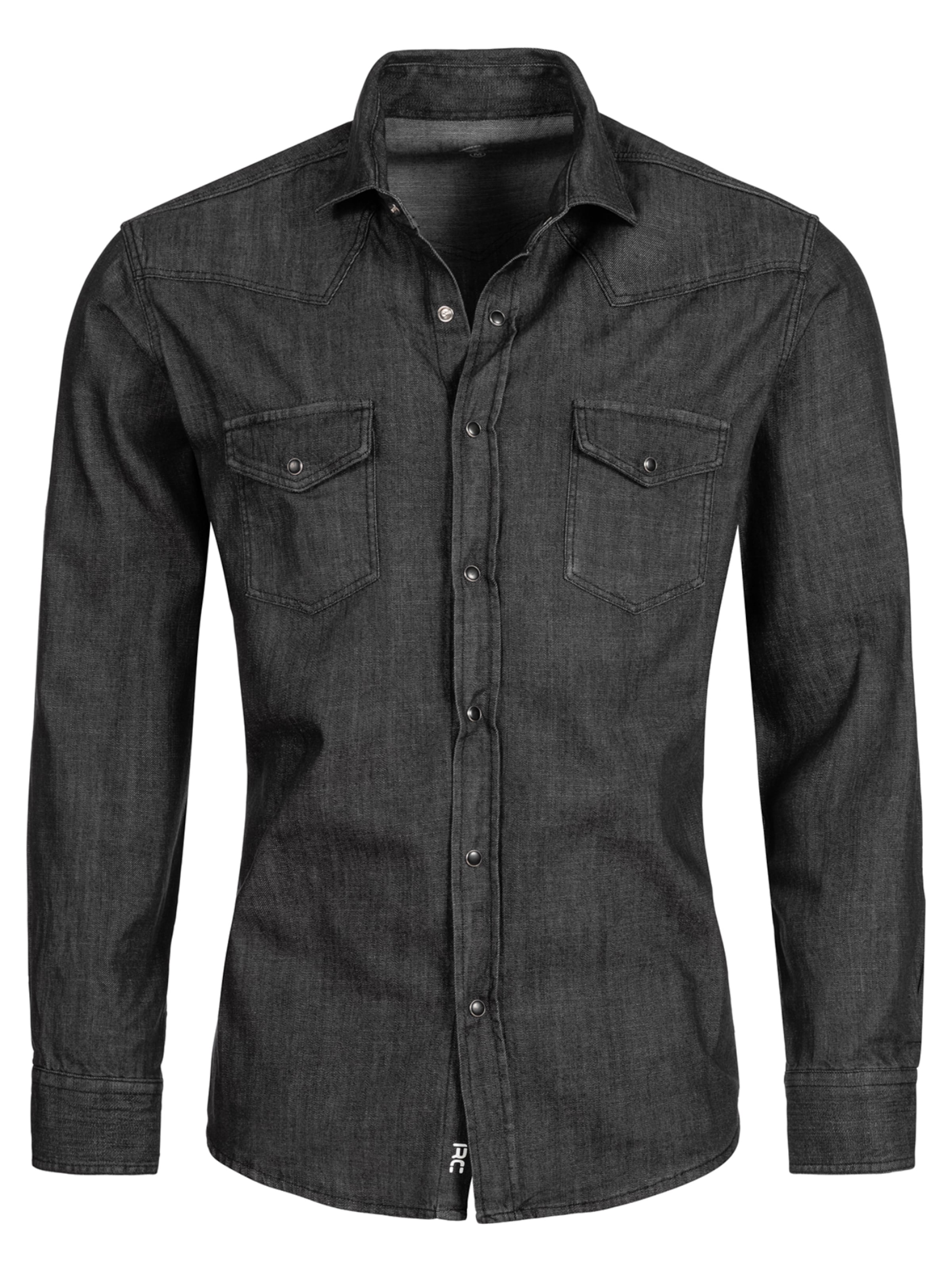 Rock Creek Regular Fit Hemd in Grau: Vorderseite