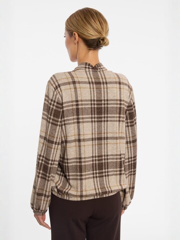 Ana Alcazar Shirt ' Enlove ' in Brown