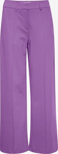 ICHI Pantalon à plis 'KATE' en violet, Vue avec produit