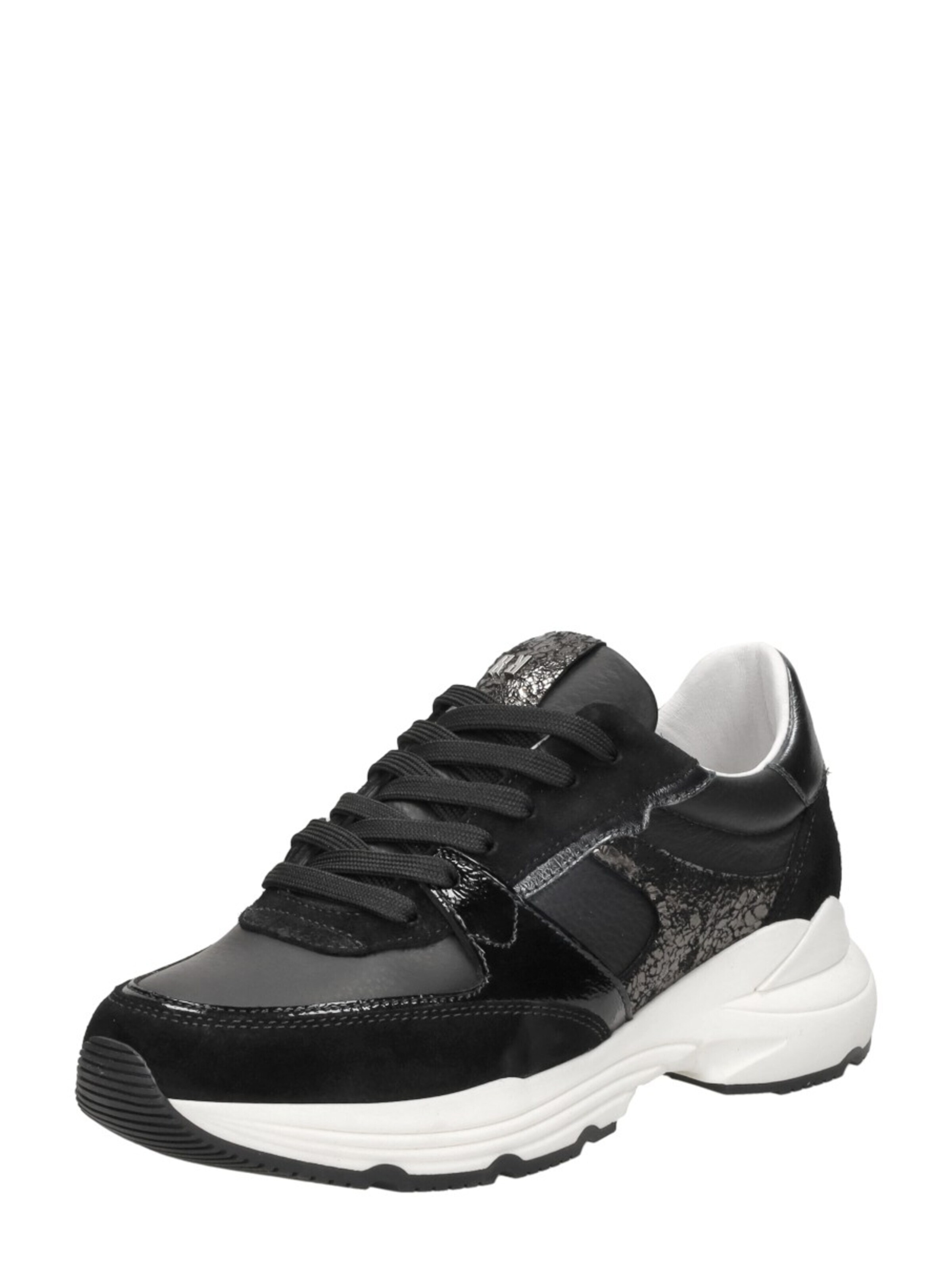 Red-Rag Platform trainers 'Laag' in Black