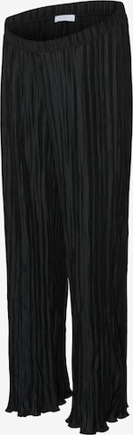 MAMALICIOUSWide Leg/ Široke nogavice Hlače 'MLPENELOPE' - crna boja: prednji dio