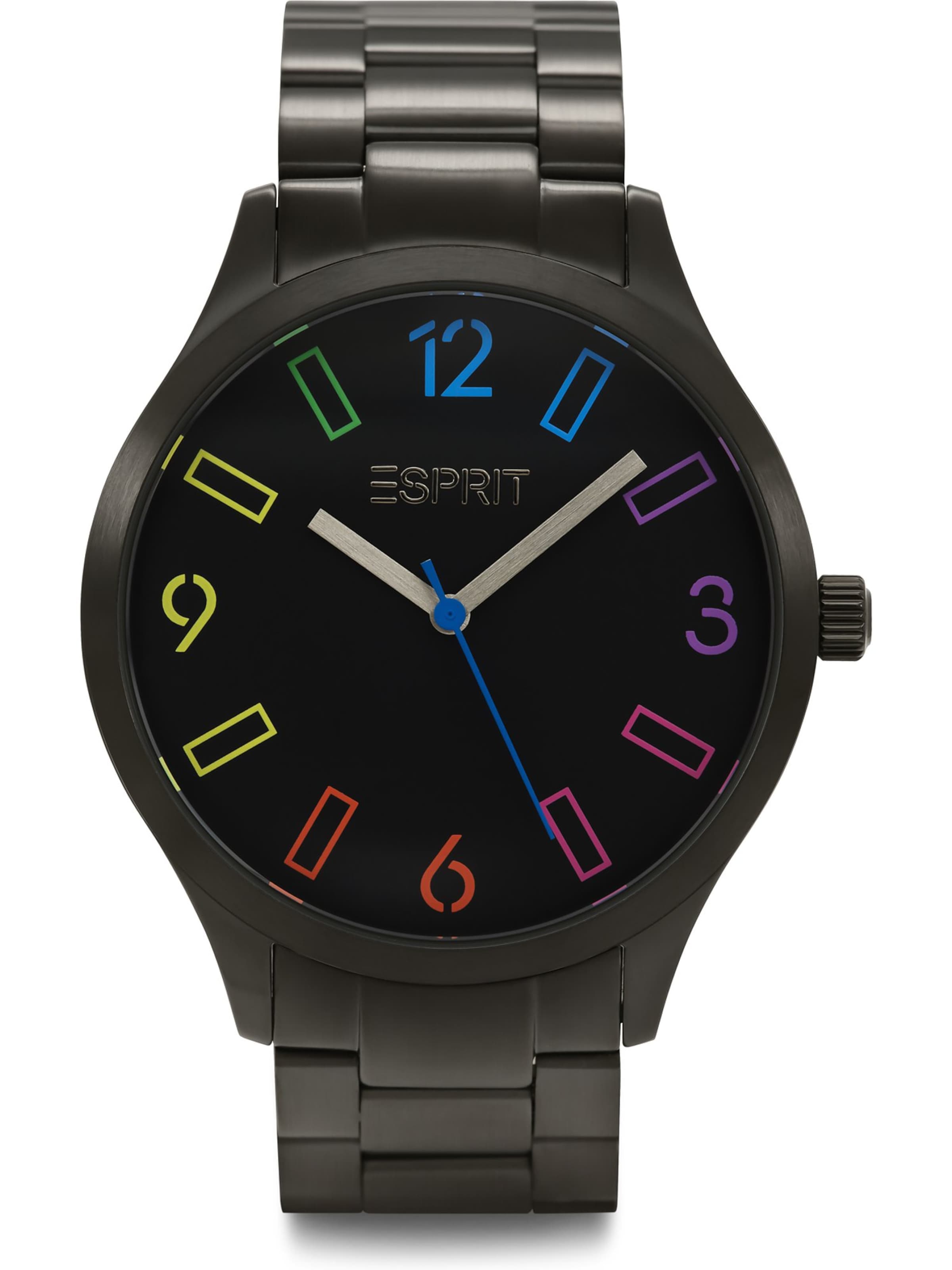 ESPRIT Analoguhr in Schwarz: Vorderseite