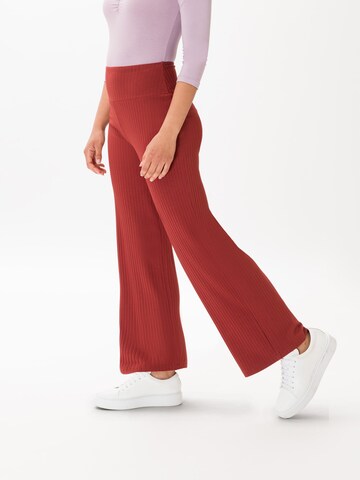 Les Lunes Wide Leg Hose 'Michelle' in Rot