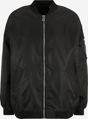Vero Moda Tall Prehodna jakna 'AMBER' | črna barva: sprednja stran