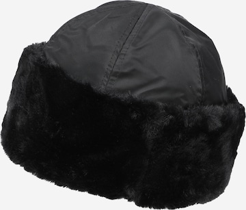 WEEKDAY Mütze in Schwarz: Vorderseite