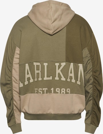 Karl Kani Zip-Up Hoodie in Green