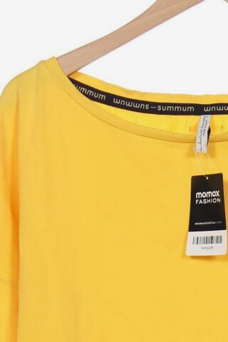 Summum Woman Sweatshirt & Zip-Up Hoodie in XXL in Yellow