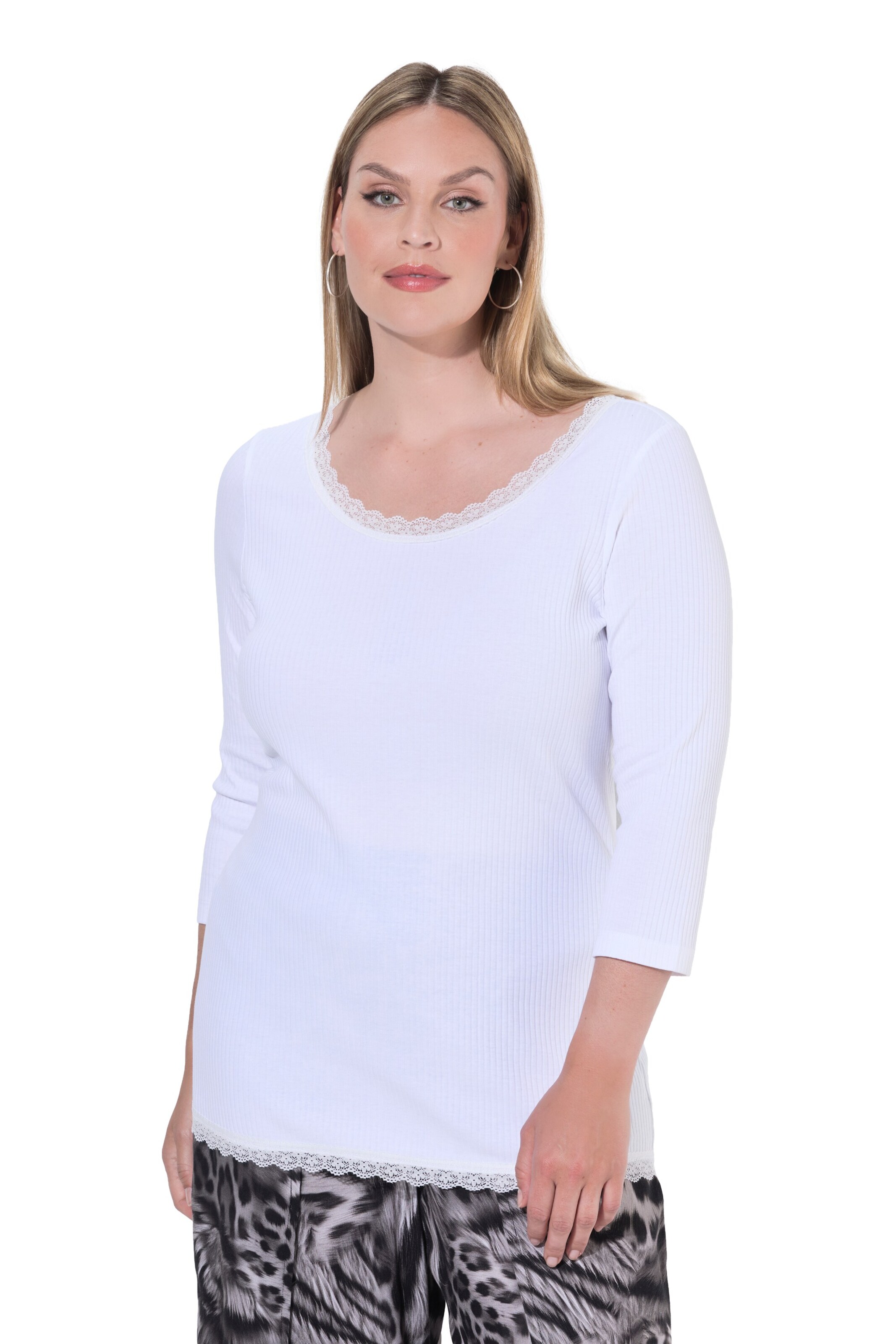 MIAMODA Shirt in White: front