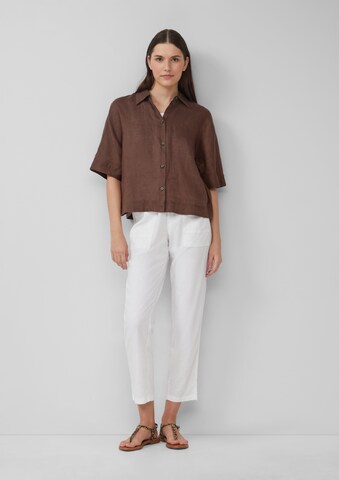 s.Oliver Regular Broek in Wit: voorkant