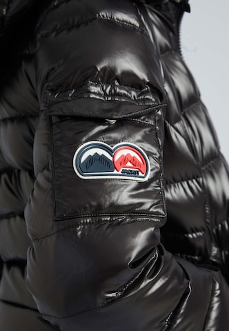 JACK1T Winterjacke  ' Squadra' in Schwarz