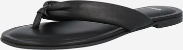 HUGO T-Bar Sandals 'Grace' in Black: front