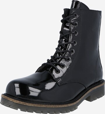 Apple of Eden - Botines con cordones 'Sun' en negro: frente