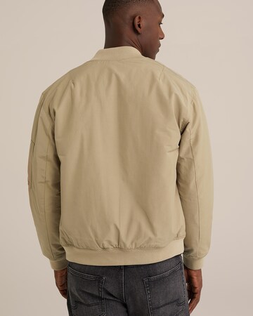 WE Fashion Weatherproof jacket in Beige