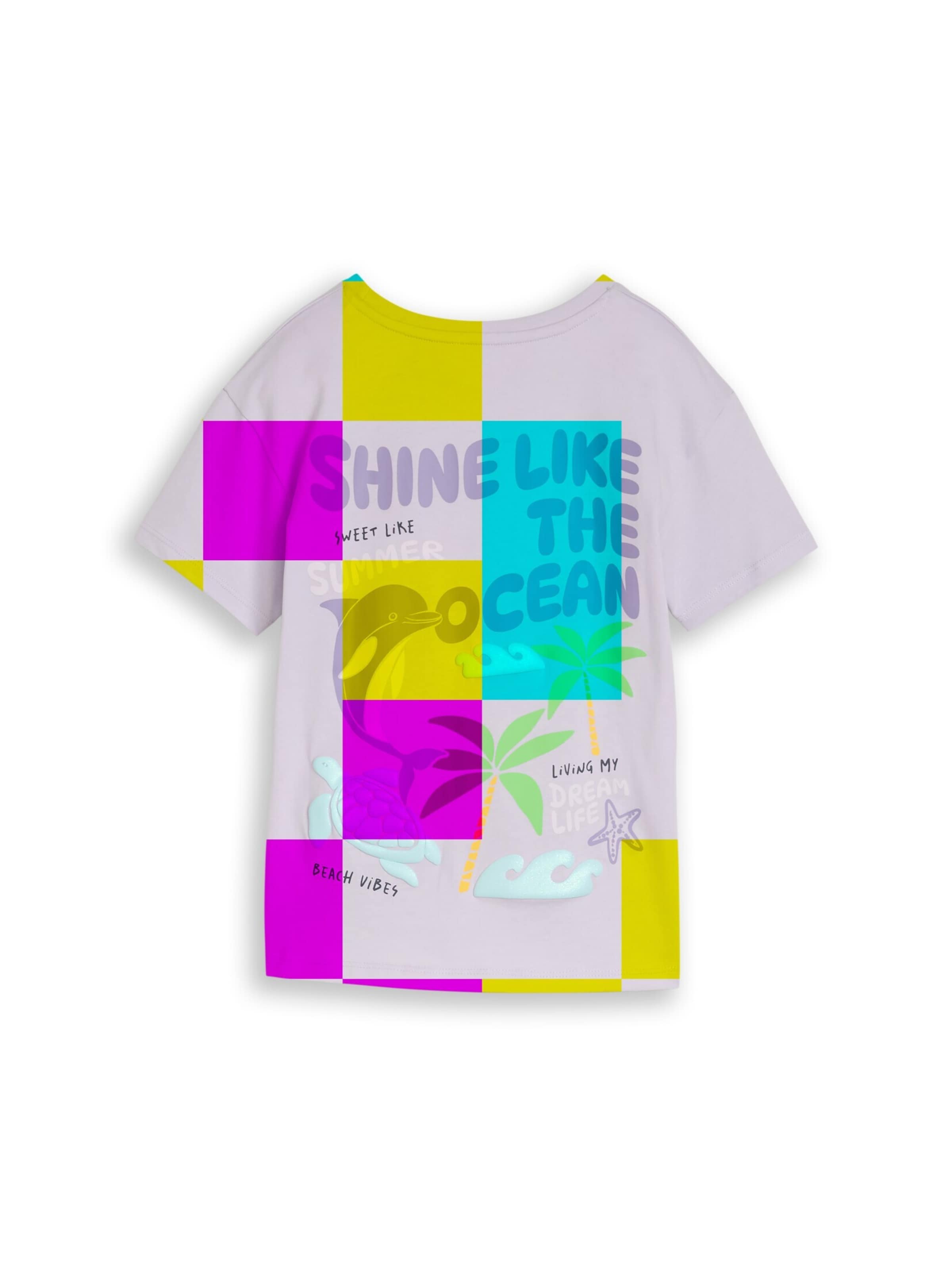 TOM TAILOR T-Shirt in Lila