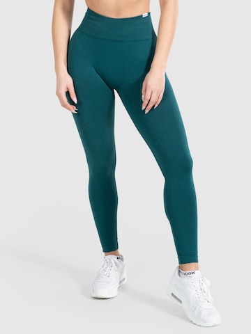 Skinny Pantalon de sport 'Amaze Pro' Smilodox en vert : devant