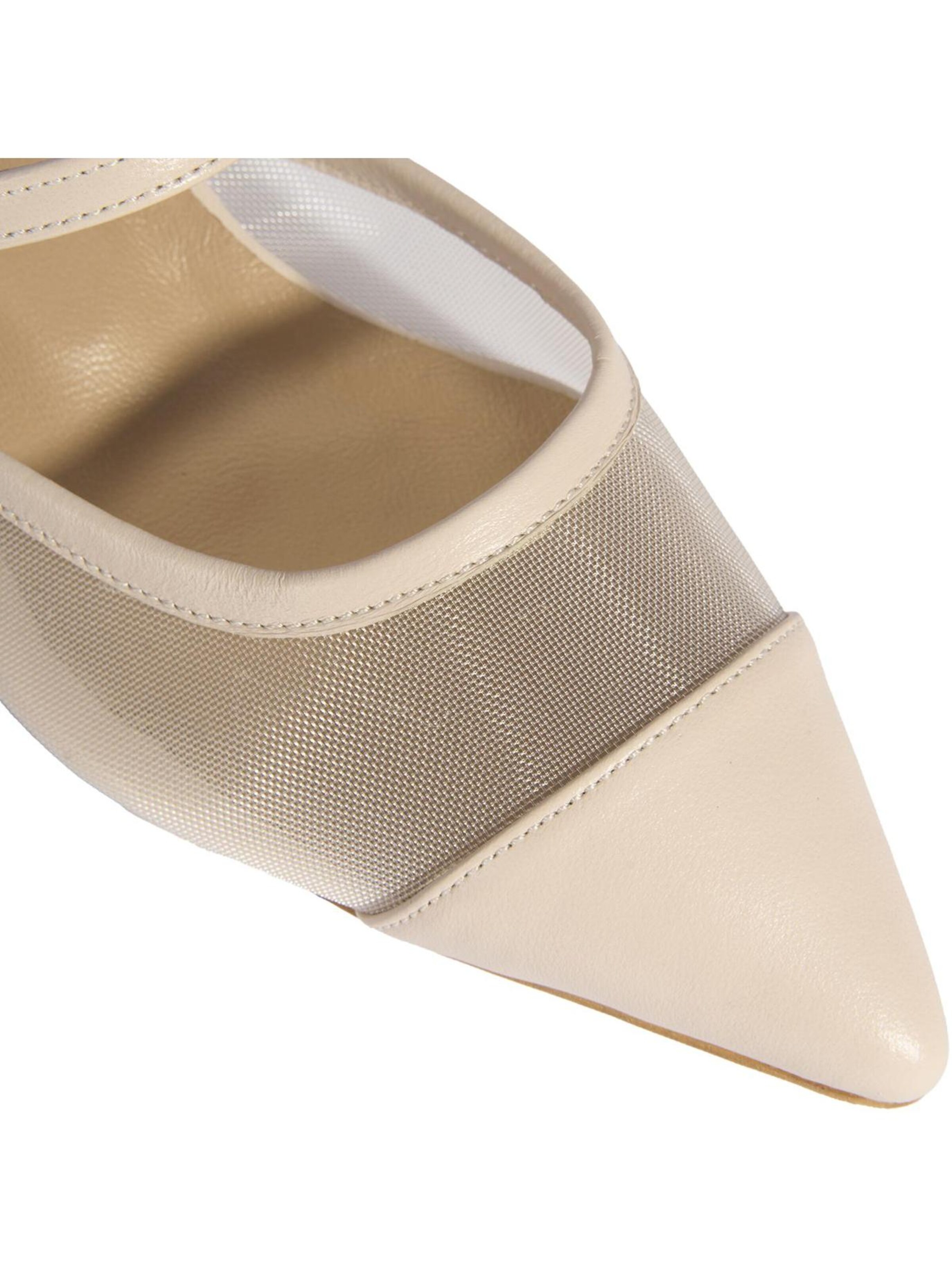Desa Pumps 'Hausschuhe mit Absatz' in Beige