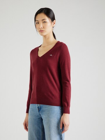 Pull-over GANT en rouge : devant