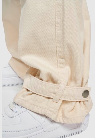 DEF Wide Leg Cargohose in Beige