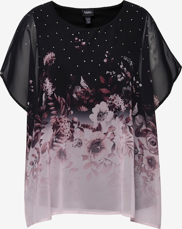 Chemisier Ulla Popken en noir : devant