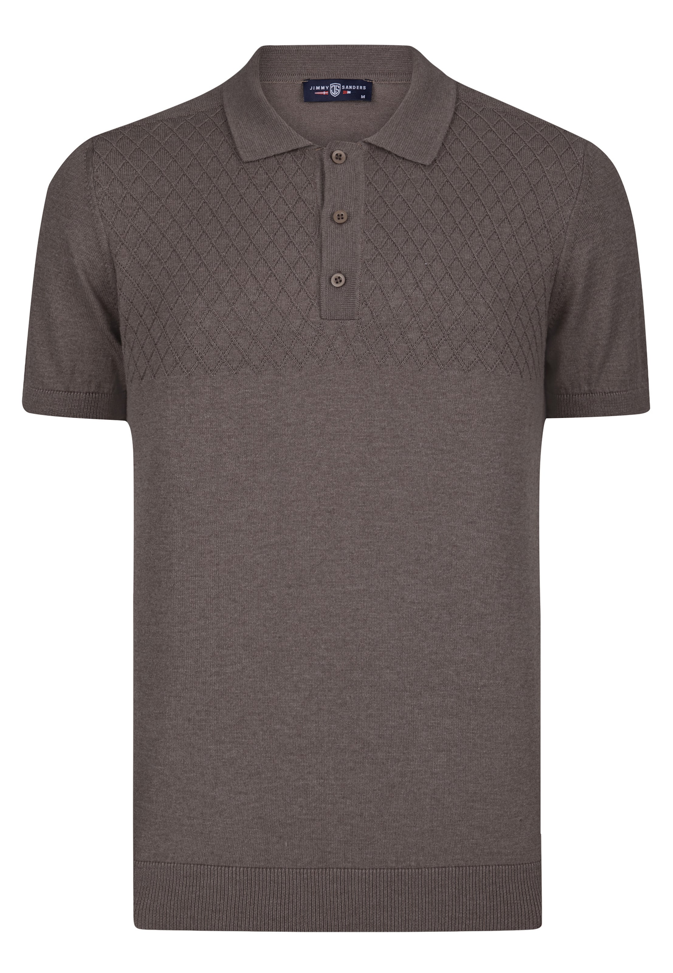 Jimmy Sanders Футболка в Коричневый: спереди