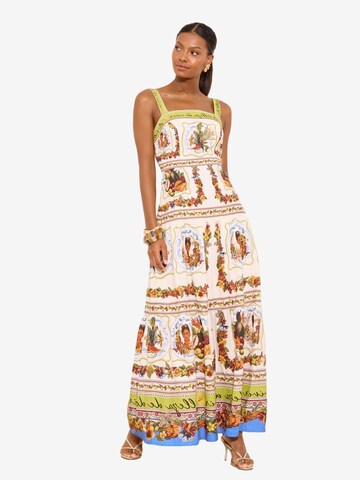 Lipsy Summer Dress in White: front