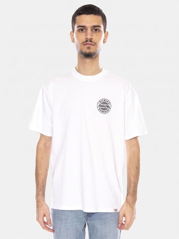 T-Shirt 'Circle Tee SS -- Men's White T-Shirt' DICKIES en blanc
