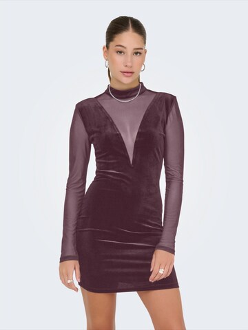 Robe 'ONLSMOOTH' ONLY en rouge : devant